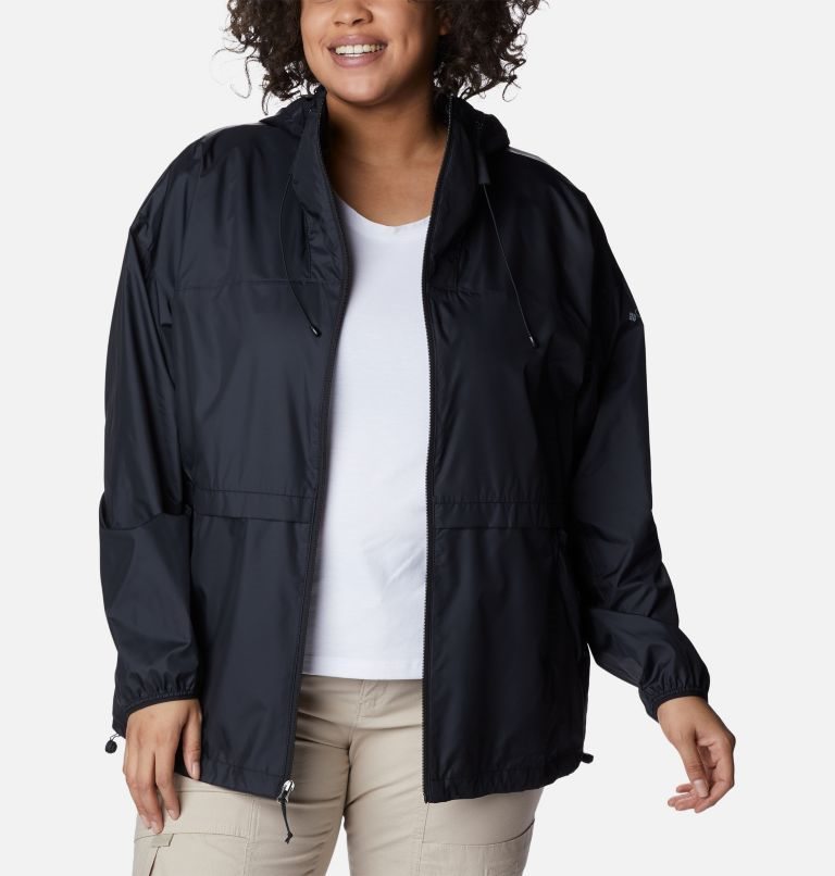 Women's Columbia Alpine Chill Windbreaker Jackets Black | Plus Size CA-EL418